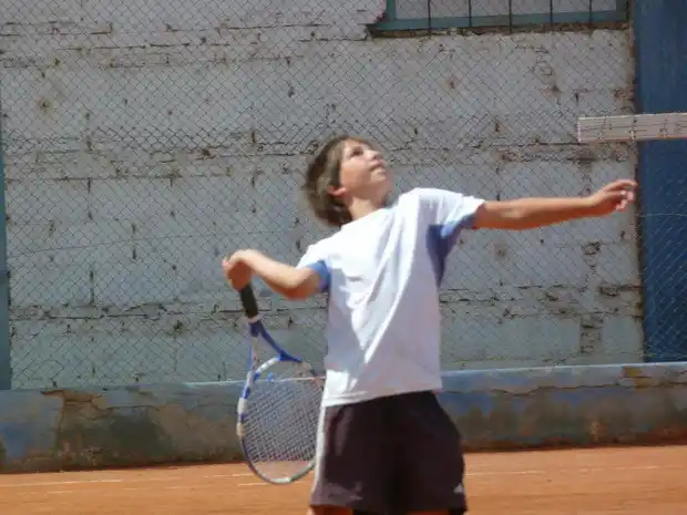 Pedro Delcanto jugó el Nacional Sub-10
