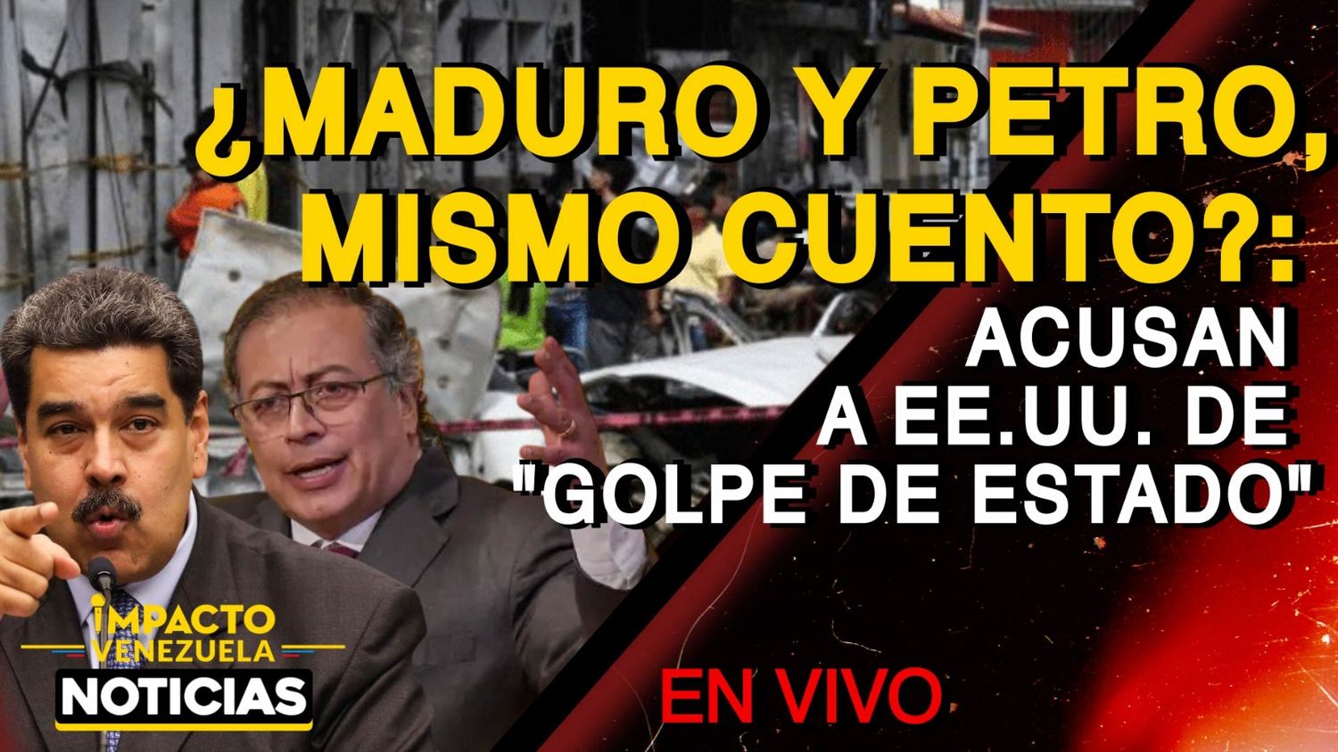 ¿MADURO y PETRO el MISMO CUENTO? Acusan a EE.UU. de golpe de Estado – VIDEO