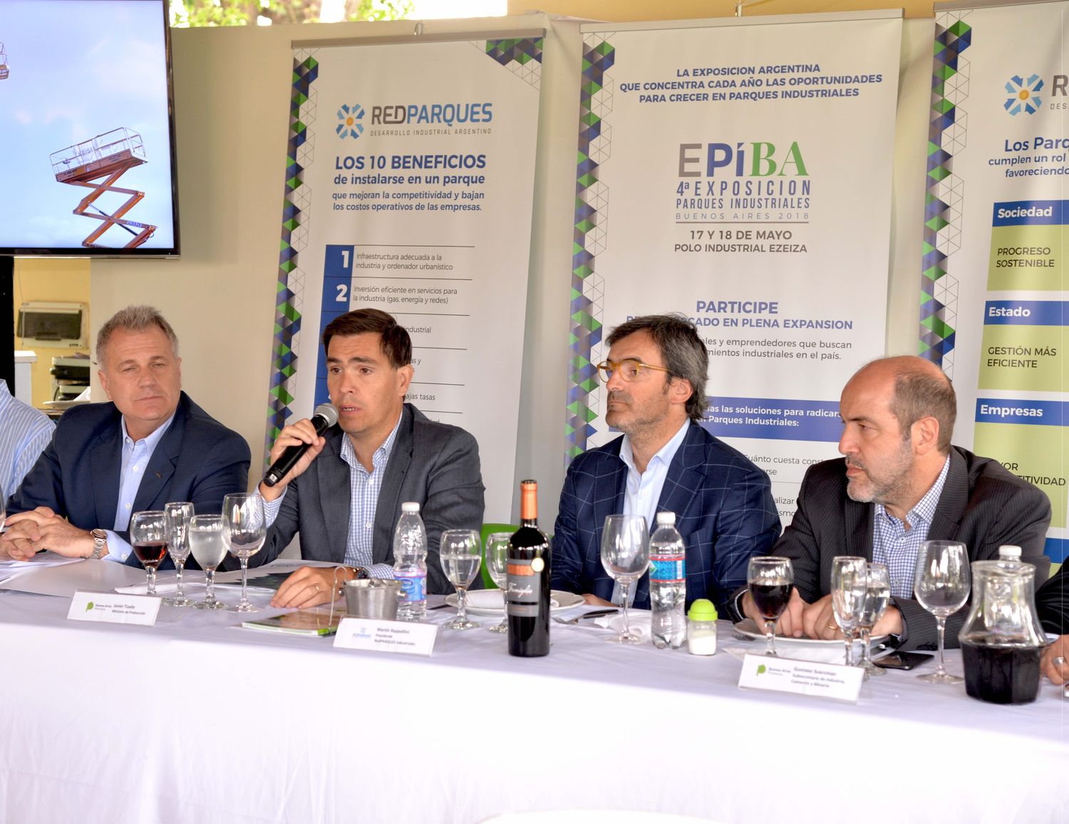 Ministerio de Producción y Asociación RedPARQUES impulsan agenda de trabajo en parques industriales