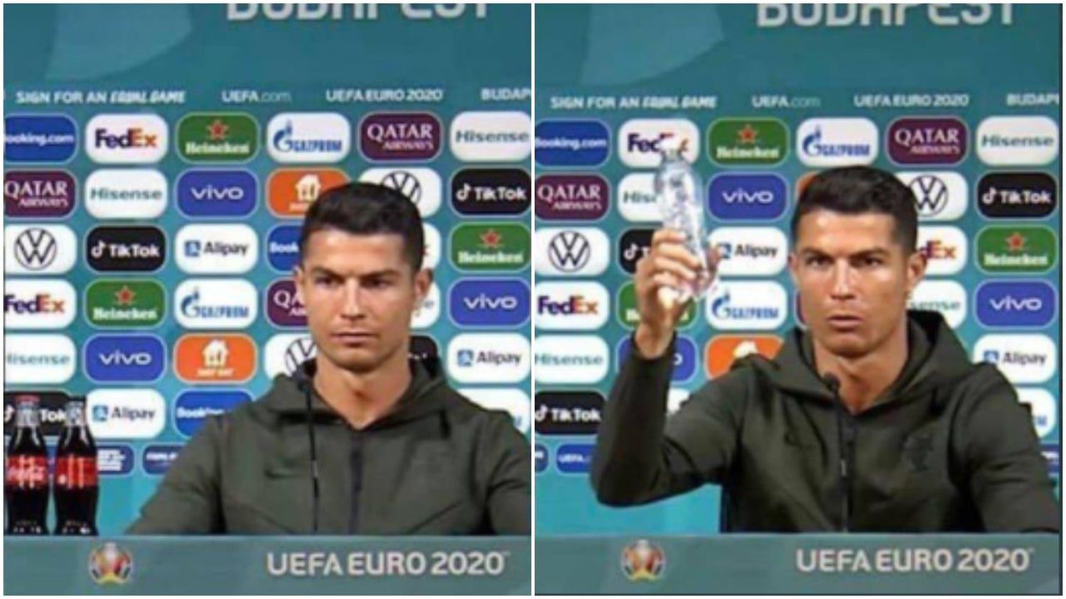 Gesto de Cristiano Ronaldo impulsó una baja en acciones de Coca-Cola: pierde 4.000 millones de dólares