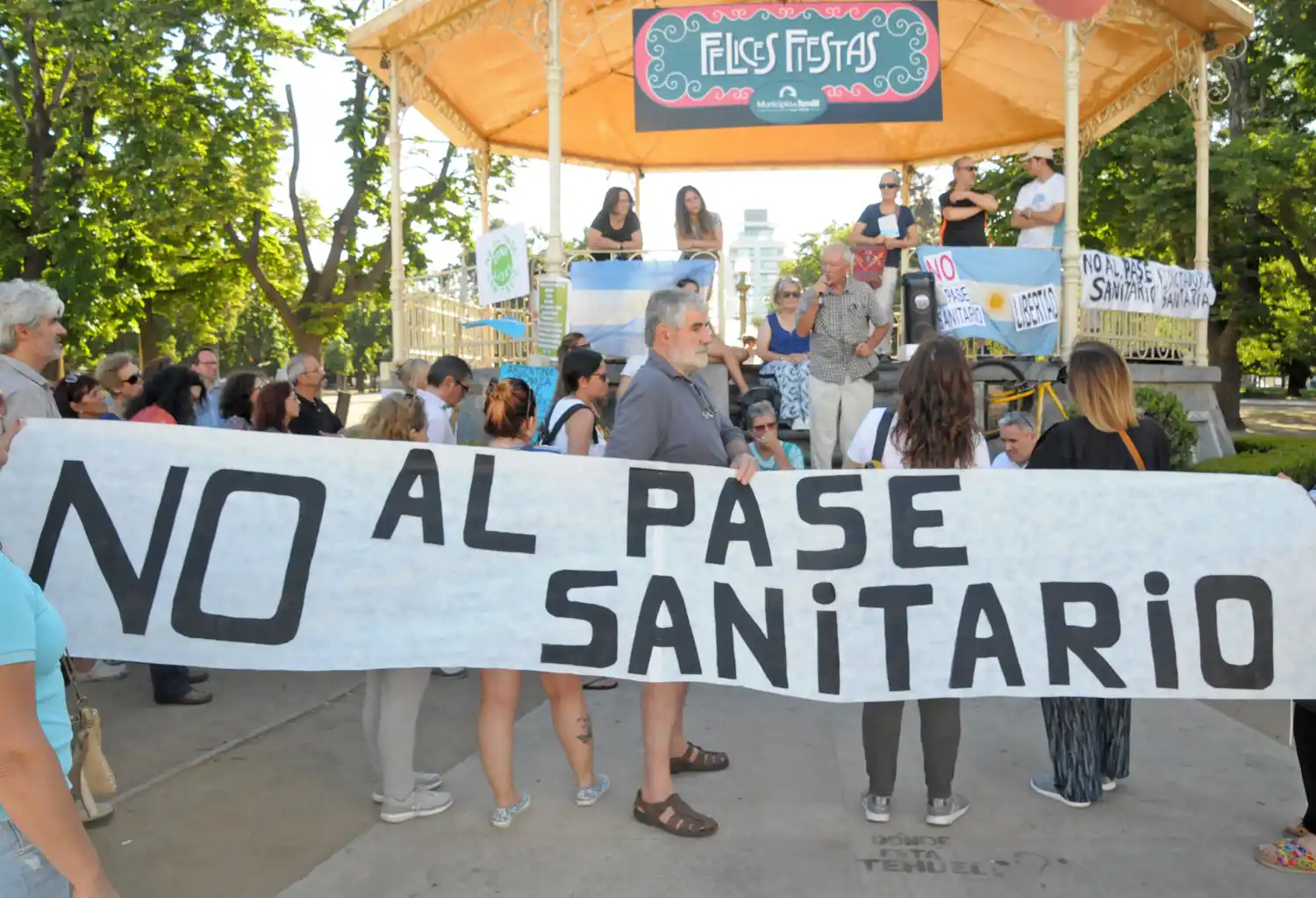 Volverán a marchar en Tandil en contra del pase sanitario