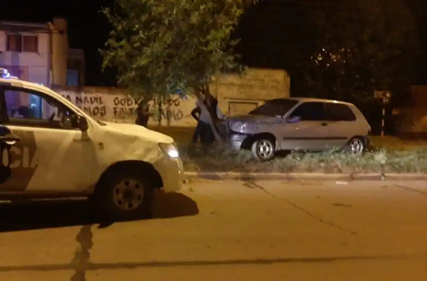 Palo borracho: un hombre alcoholizado chocó contra un árbol