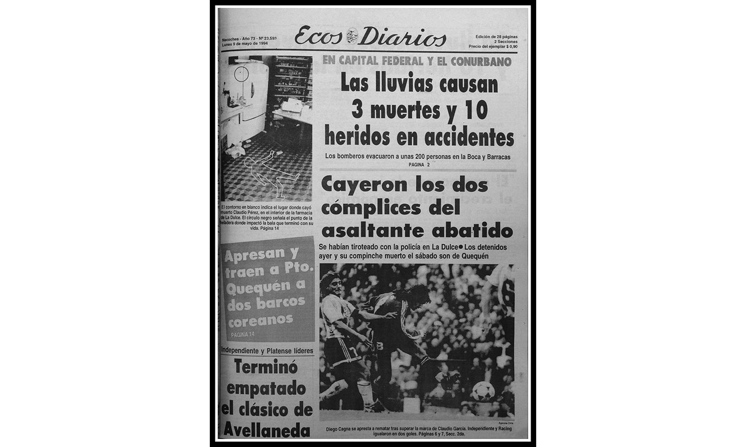 Lunes 9 de mayo de 1994