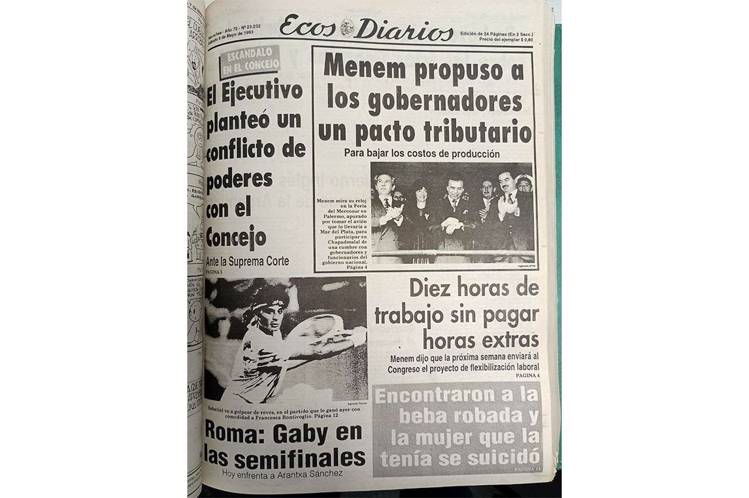 Sábado 8 de mayo de 1993