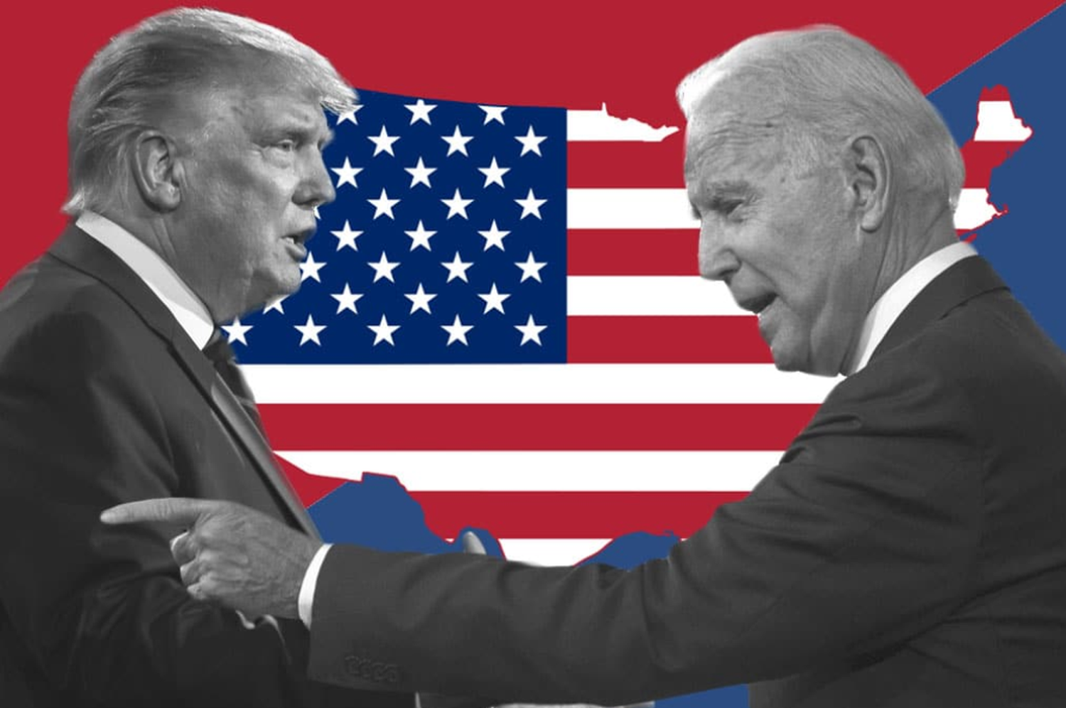 Donald Trump y Joe Biden