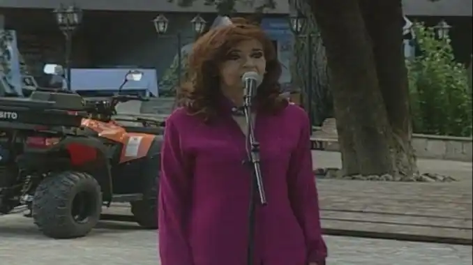 Sin mencionar la imputación, Cristina encabezó acto en El Calafate