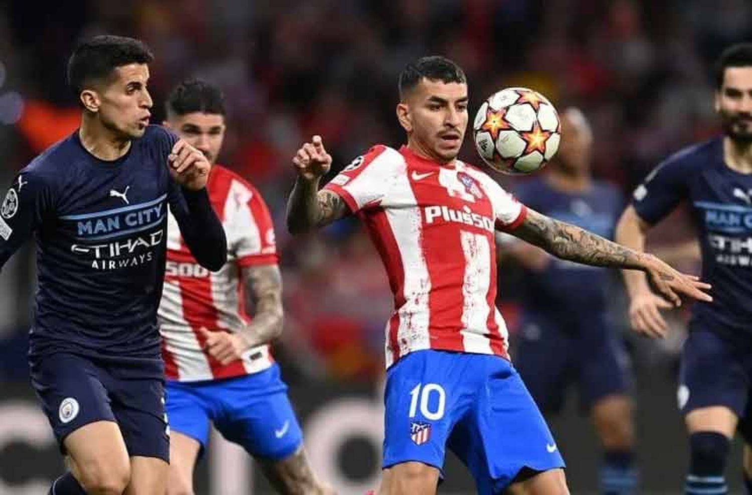 El City defendió la ventaja conseguida de local y eliminó al Atlético Madrid de Simeone