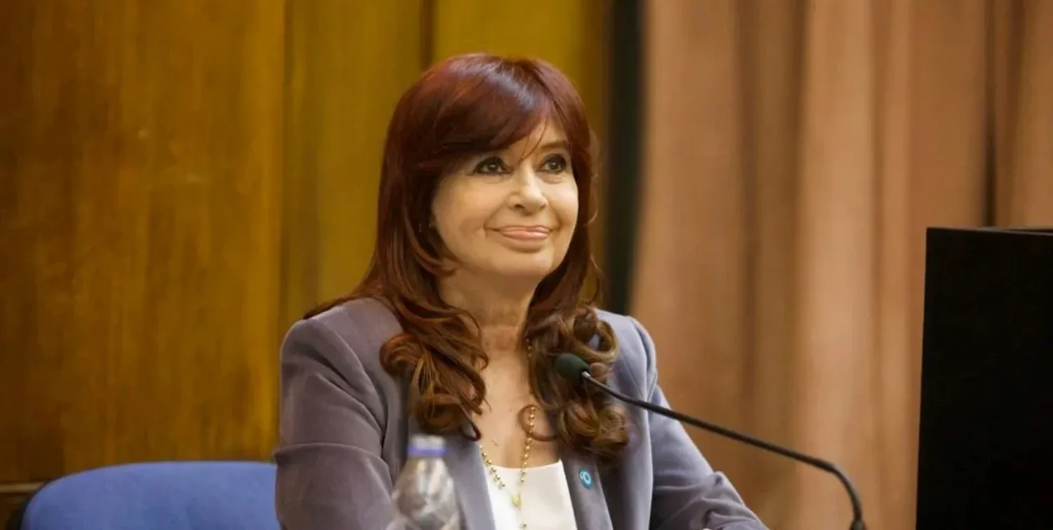 Cristina Fernández de Kirchner este miércoles en Comodoro Py. Crédito: NA