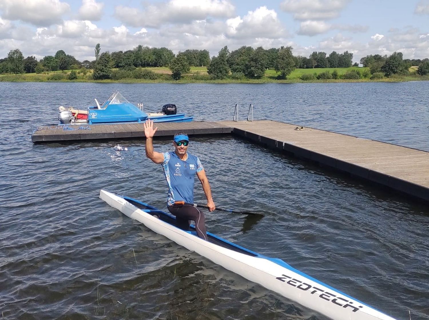 Tito Palacios fue cuarto en la prueba de C1 en el Mundial Master de Dinamarca