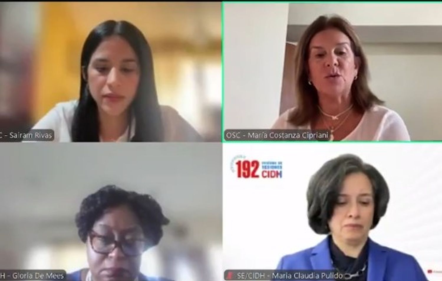 Esposa del preso político Perkins Rocha expuso el caso en sesión de CIDH: TEME POR LA SALUD DEL ABOGADO (Video)