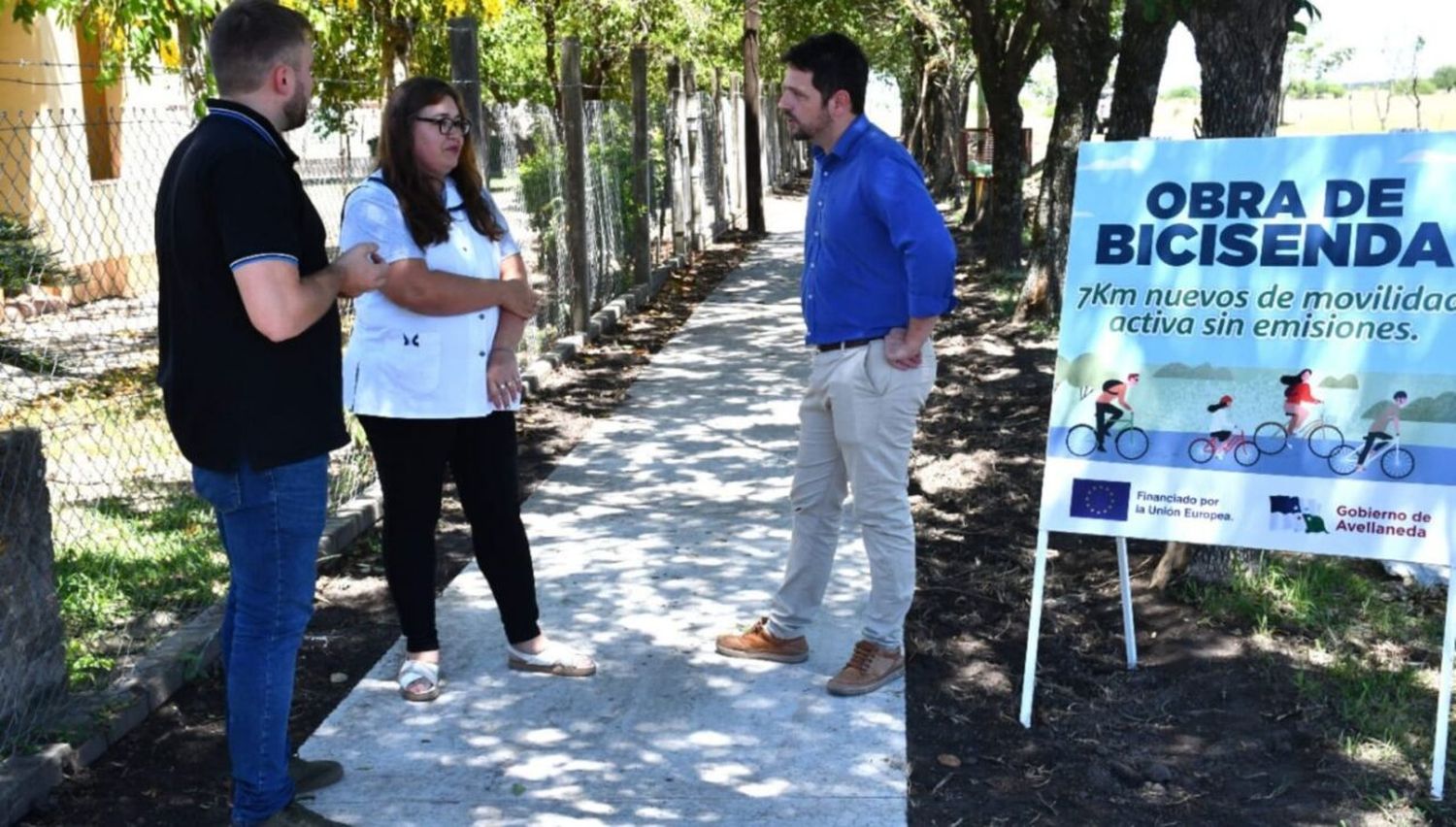 Avellaneda Oeste suma más bicisenda