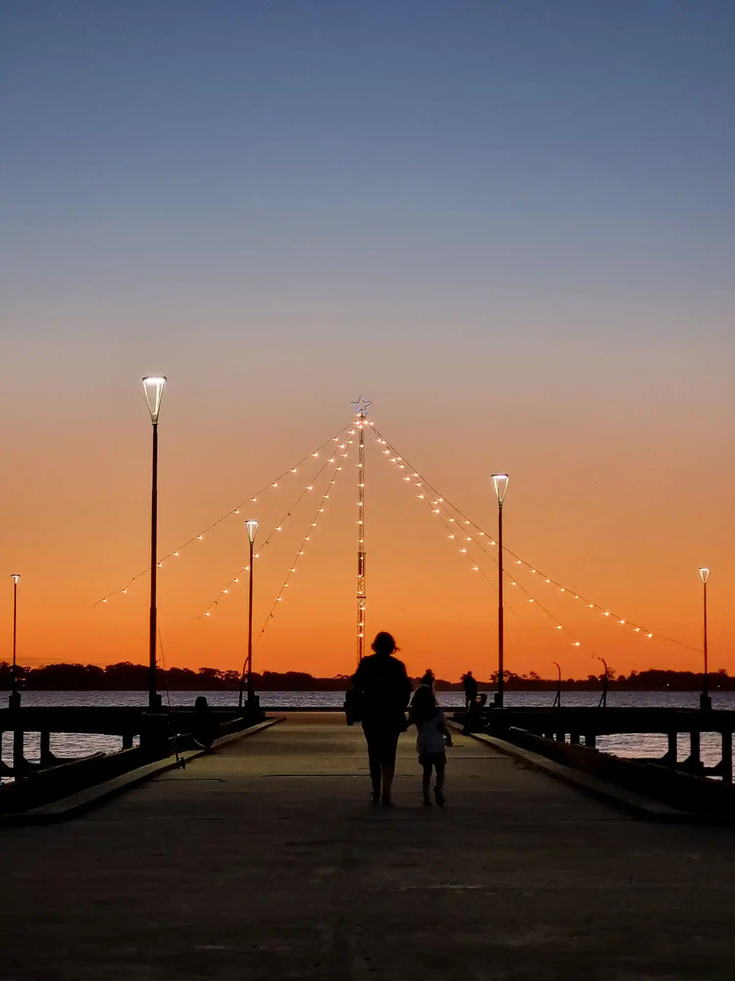 Chascomús se llena de espíritu navideño con la instalación de sus árboles decorativos
