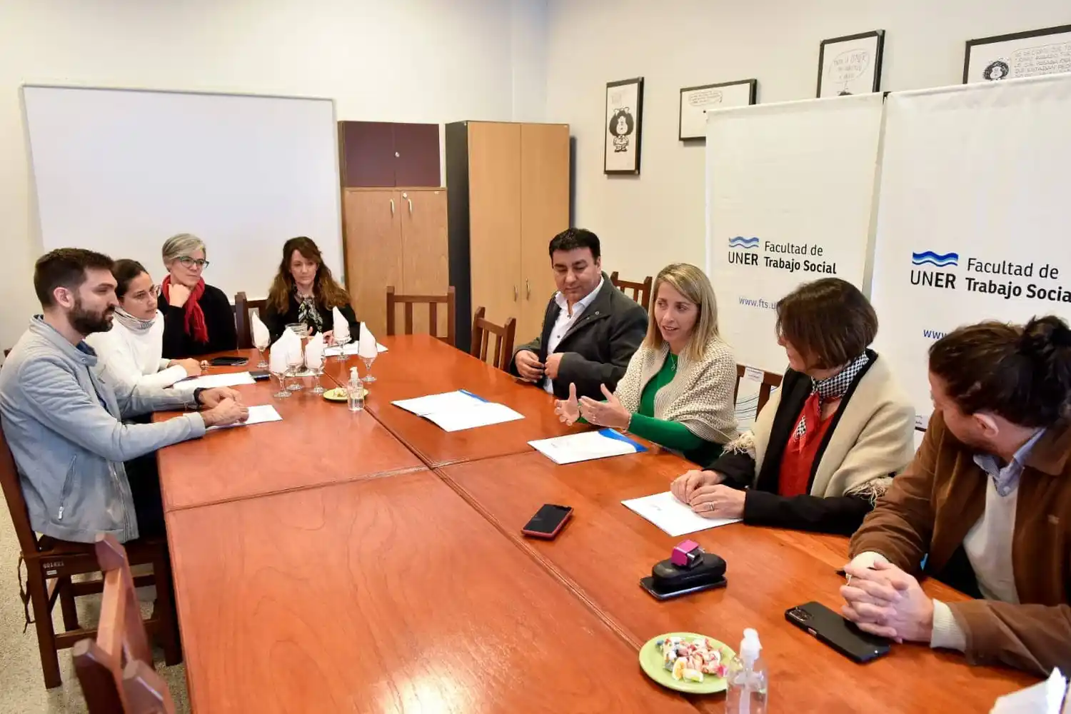 Vicegobernación firmó un convenio de capacitación con la Facultad de Trabajo Social