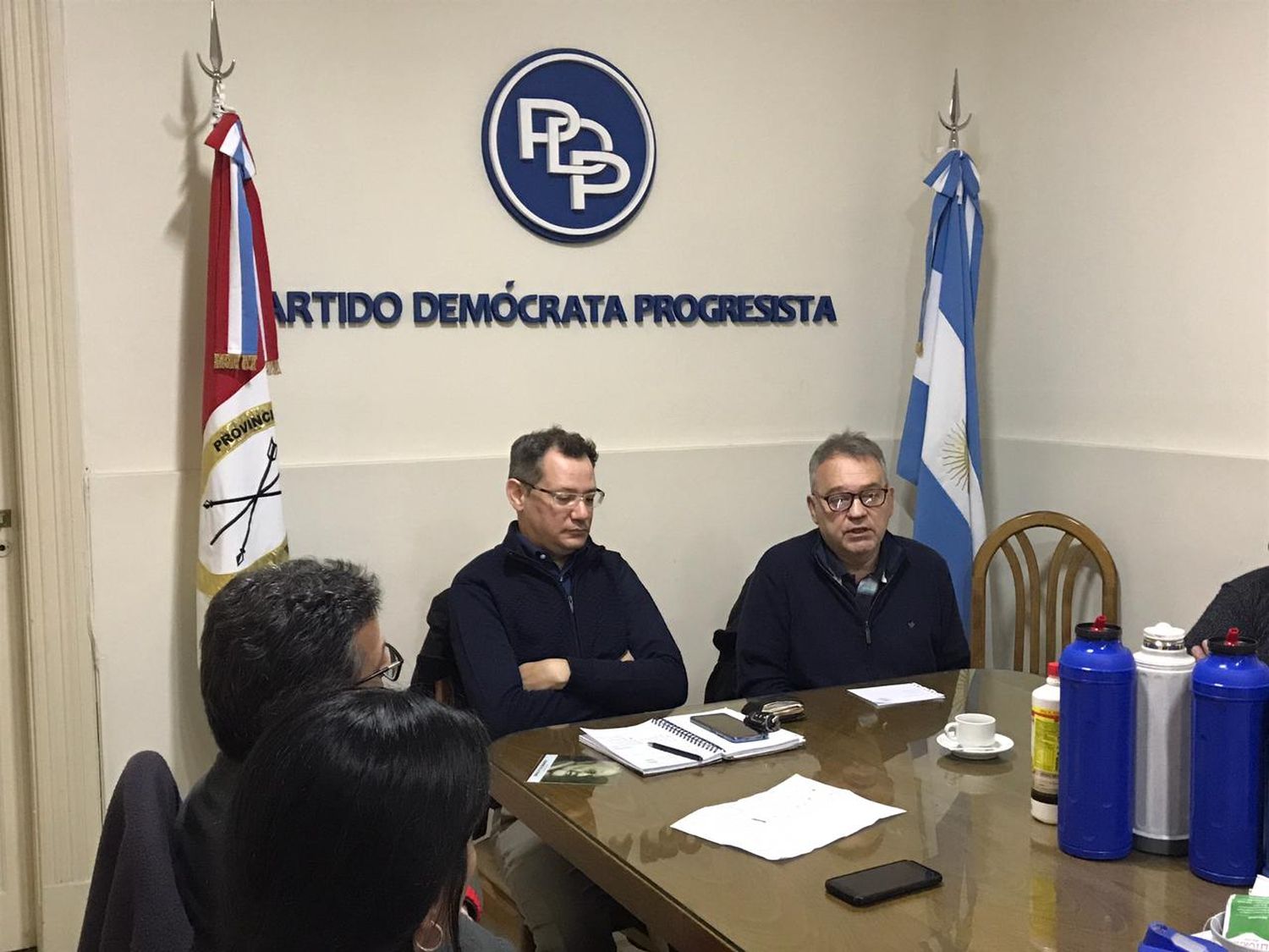 El diputado Real apuntala actividades del PDP en el Departamento Rosario