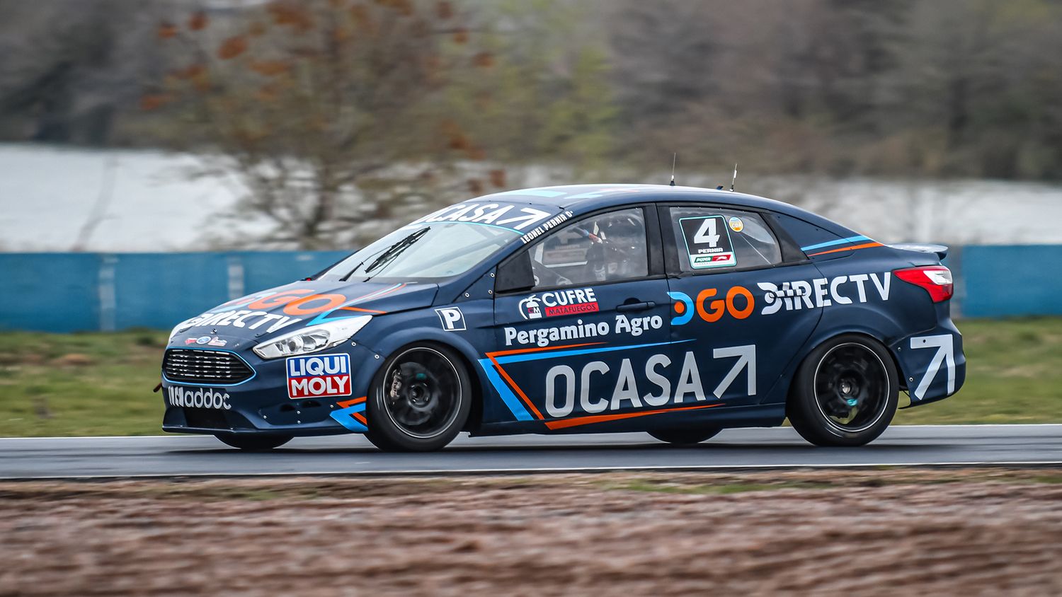 El TN sale a pista y Pernía llega en la tercera posición