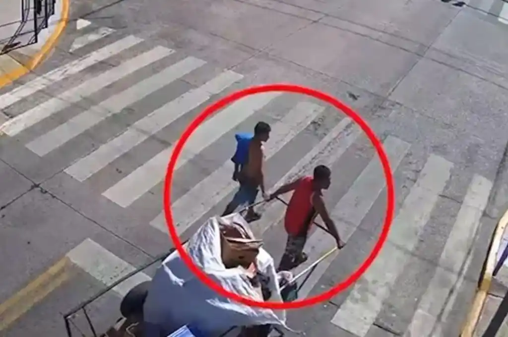 Cartoneros robaron una moto