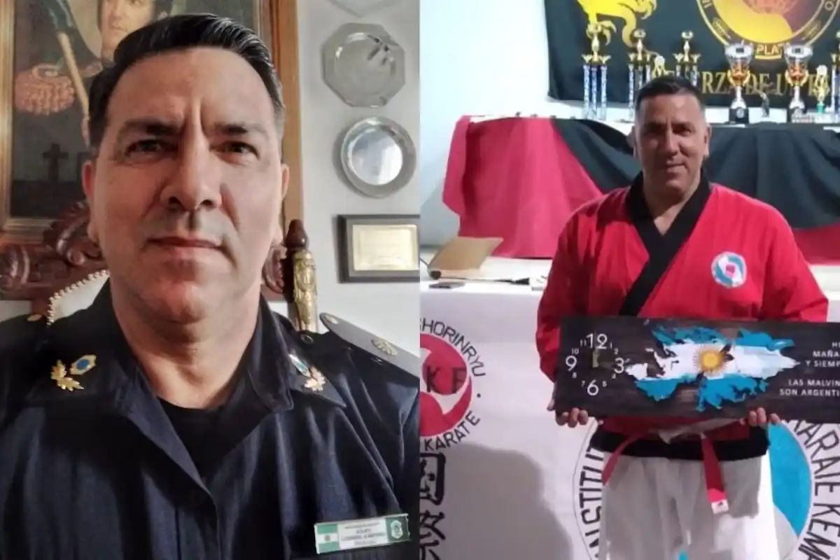 Trabajaba también como profesor de artes marciales en un club local.