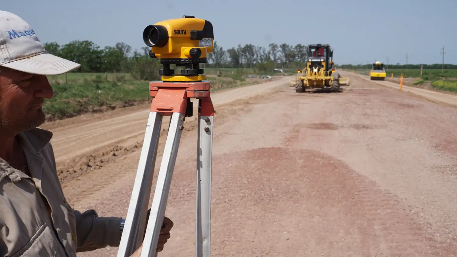 Avanza la pavimentación de la Ruta 61 entre San Justo y Soledad