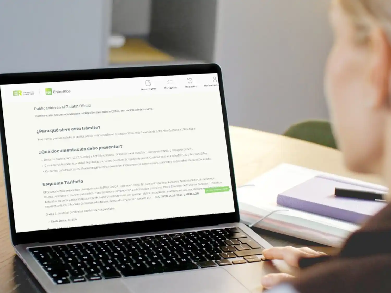 El Boletín Oficial de Entre Ríos se integra a la plataforma Mi Entre Ríos