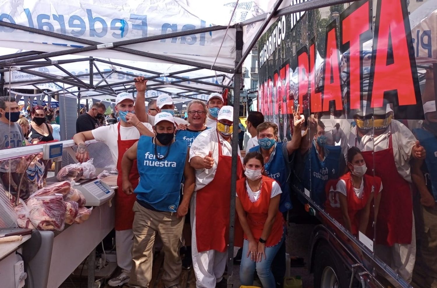 Plan Federal de Ferias 2022: frente al Congreso Nacional y Mar del Plata dijo presente con su carne y pescados