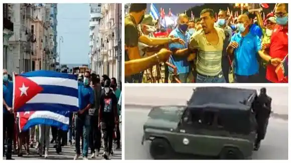 A UNA SEMANA DE LAS PROTESTAS EN CUBA: las fuerzas de Díaz-Canel se adueñan de las calles (+Recuento)
