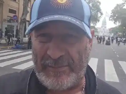 Santiago Cúneo. Foto: X (@punzo_rojo)