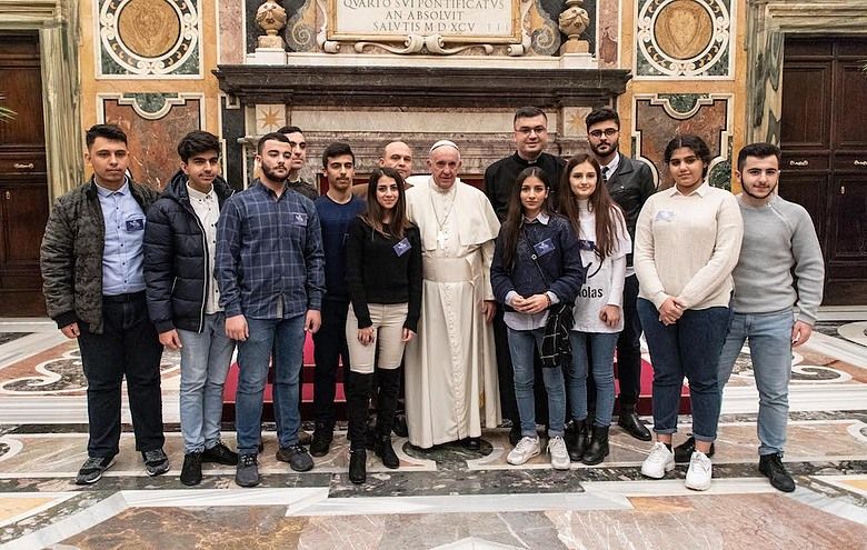 Papa Francisco: “Agradezco el trabajo que Scholas está realizando en Irak”