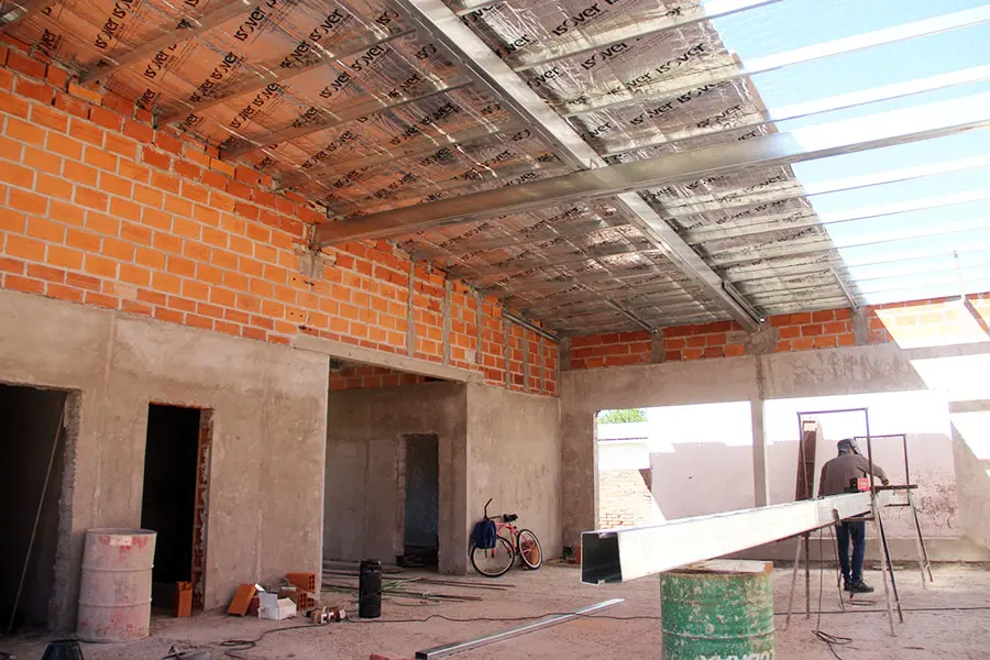 Avanza construcción del edificio para el Jardín Maternal Nº 1