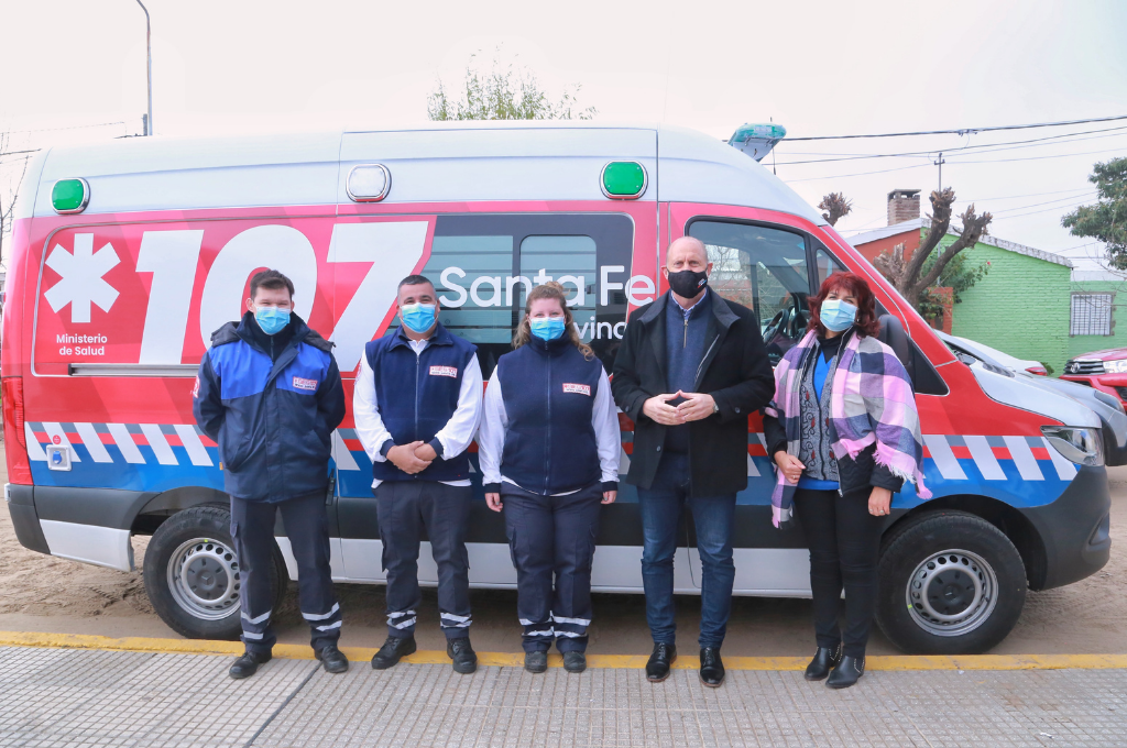 Tres localidades santafesinas recibieron ambulancias de alta complejidad