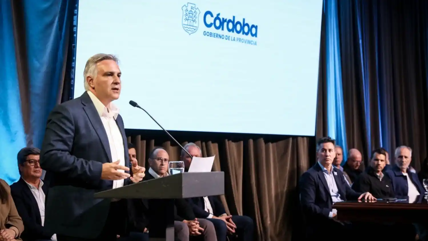 El gobernador de Córdoba, Martín Llaryora.