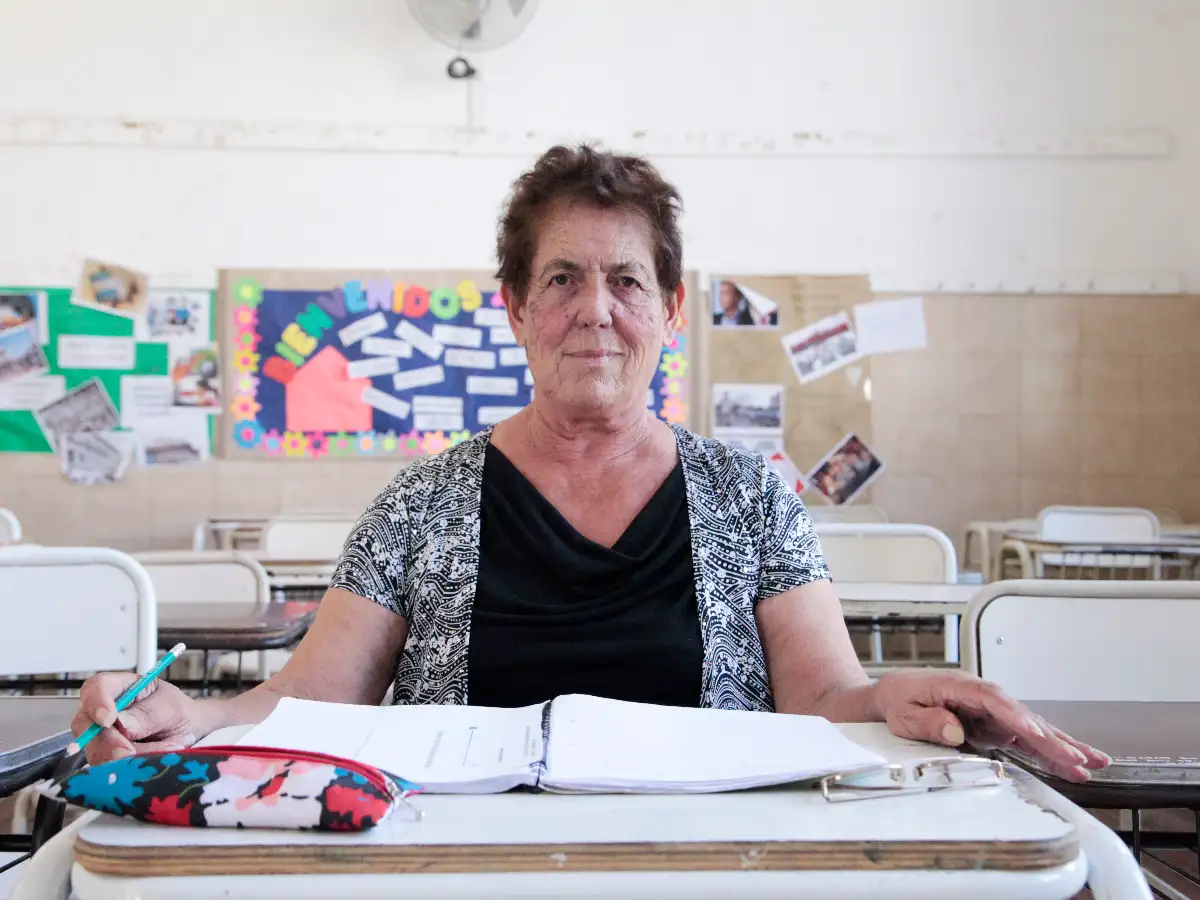 Marta y un nuevo desafío a sus 70: terminar la primaria