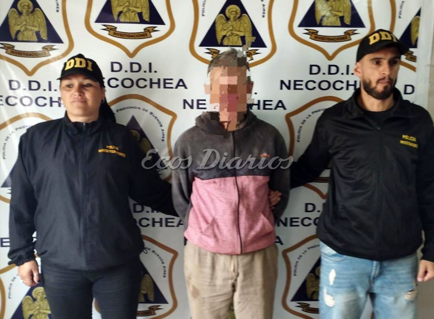 A disposición. De la Fiscalía permanece el sujeto apresado por los efectivos policiales