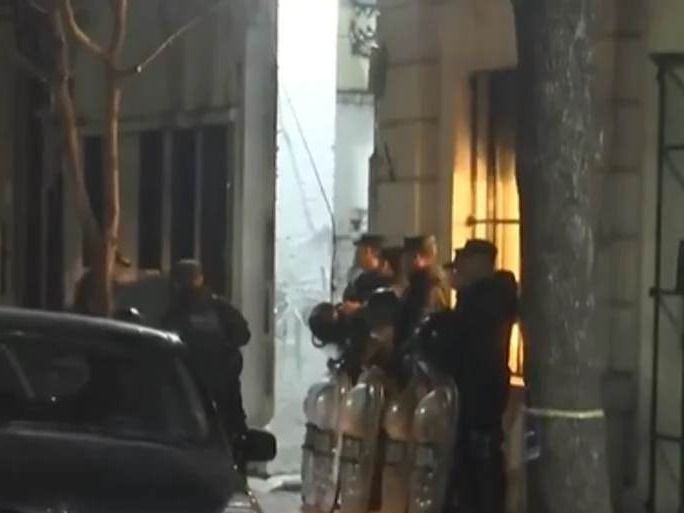 Predio tomado en el barrio porteño de Palermo