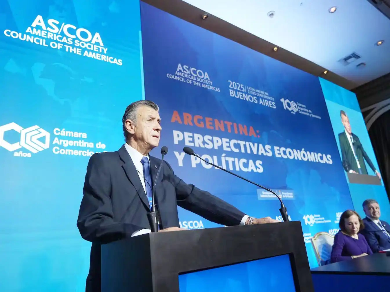 Mario Grinman, titular de la Cámara Argentina de Comercio