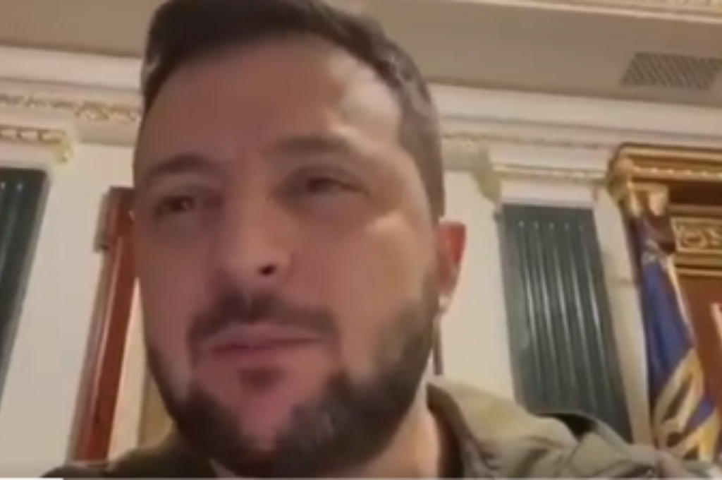 Volodimír Zelenski grabó un video en estado de ebriedad que luego fue borrado