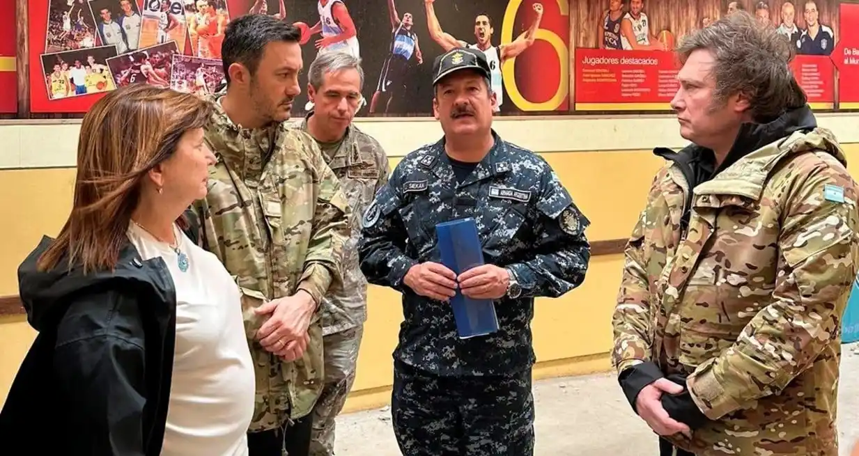 El presidente Javier Milei, se dirigió a los ciudadanos tras el temporal fatal: "Los argentinos siempre sacamos lo mejor de nosotros". Crédito: NA.