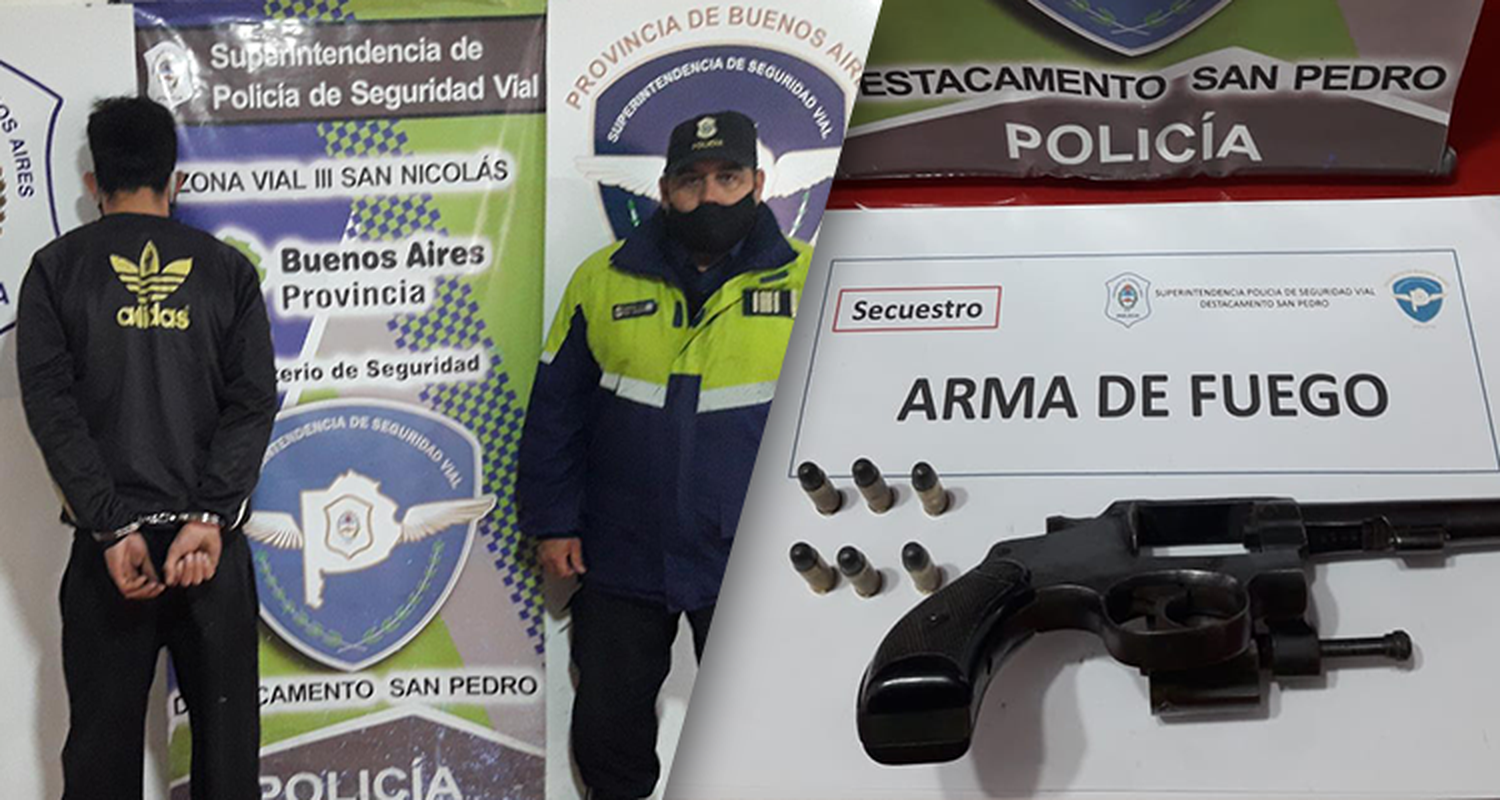 Ruta 9: detuvieron a camionero que portaba un arma sin registrar