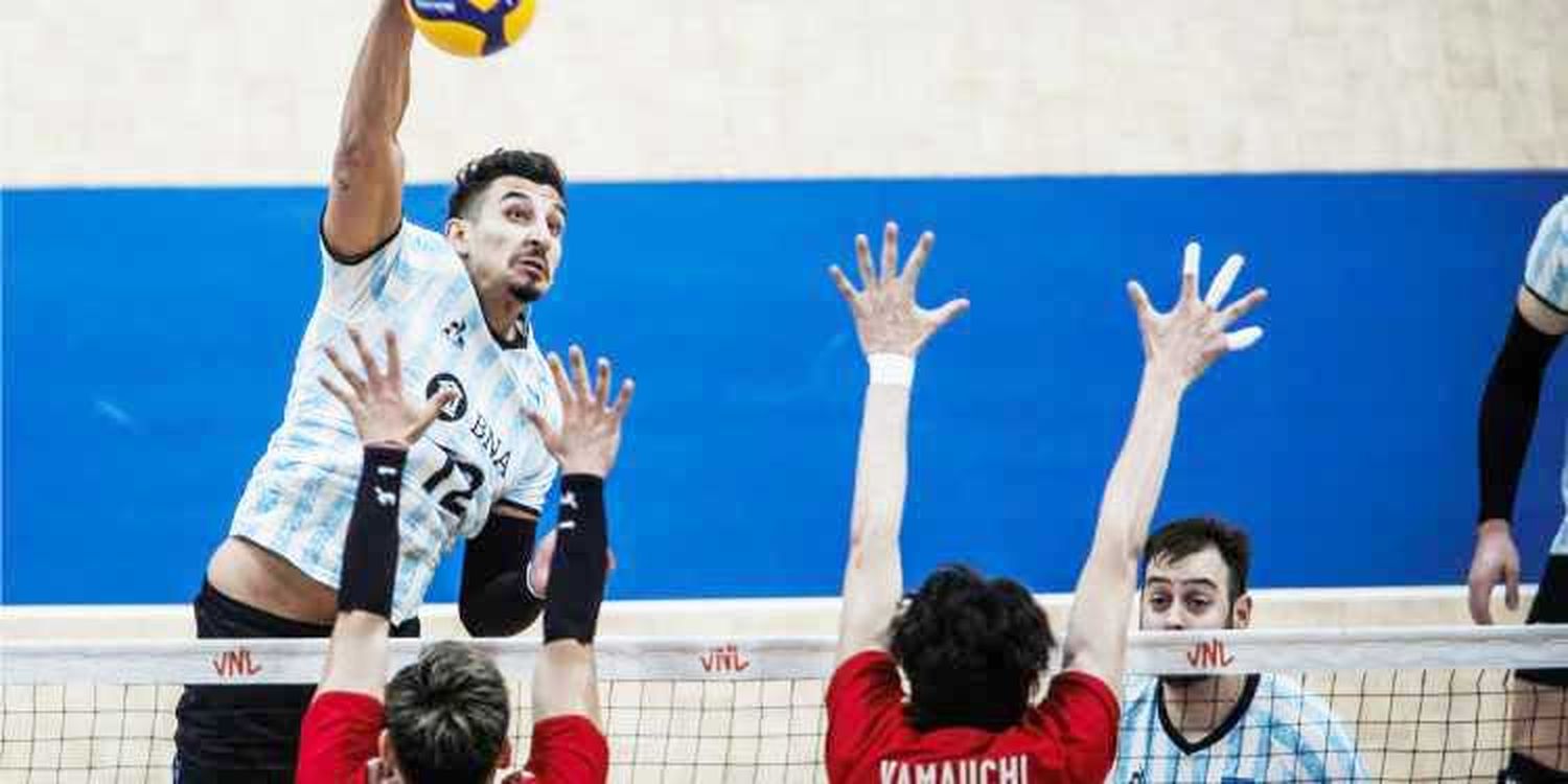 La Selección perdió ante Japón en
cuatro sets en el inicio de la VNL