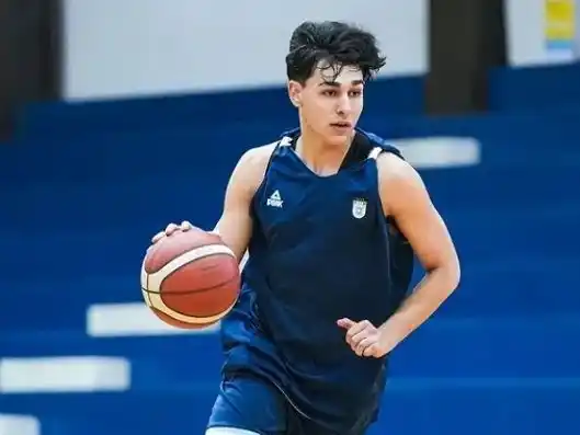 El sunchalense Mateo Fessia jugará con Argentina la AmeriCup U18 en México.. Foto:CAB