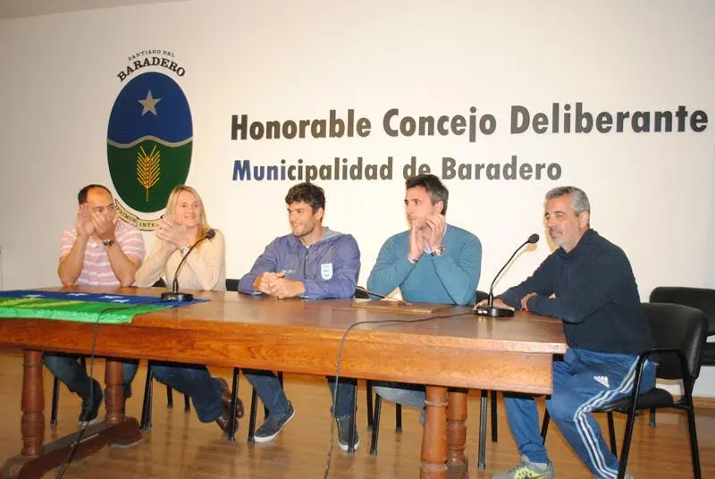 Antonijevic recibió al deportista olímpico Gonzalo Carreras