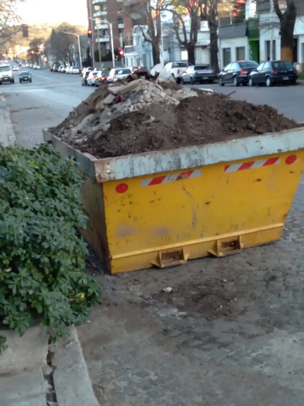 Volquetes con sobrecarga