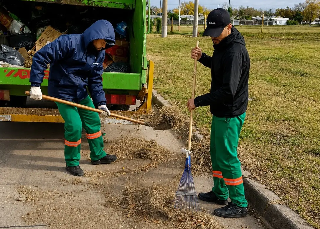 El Municipio intensifica los operativos de limpieza urbana durante el otoño