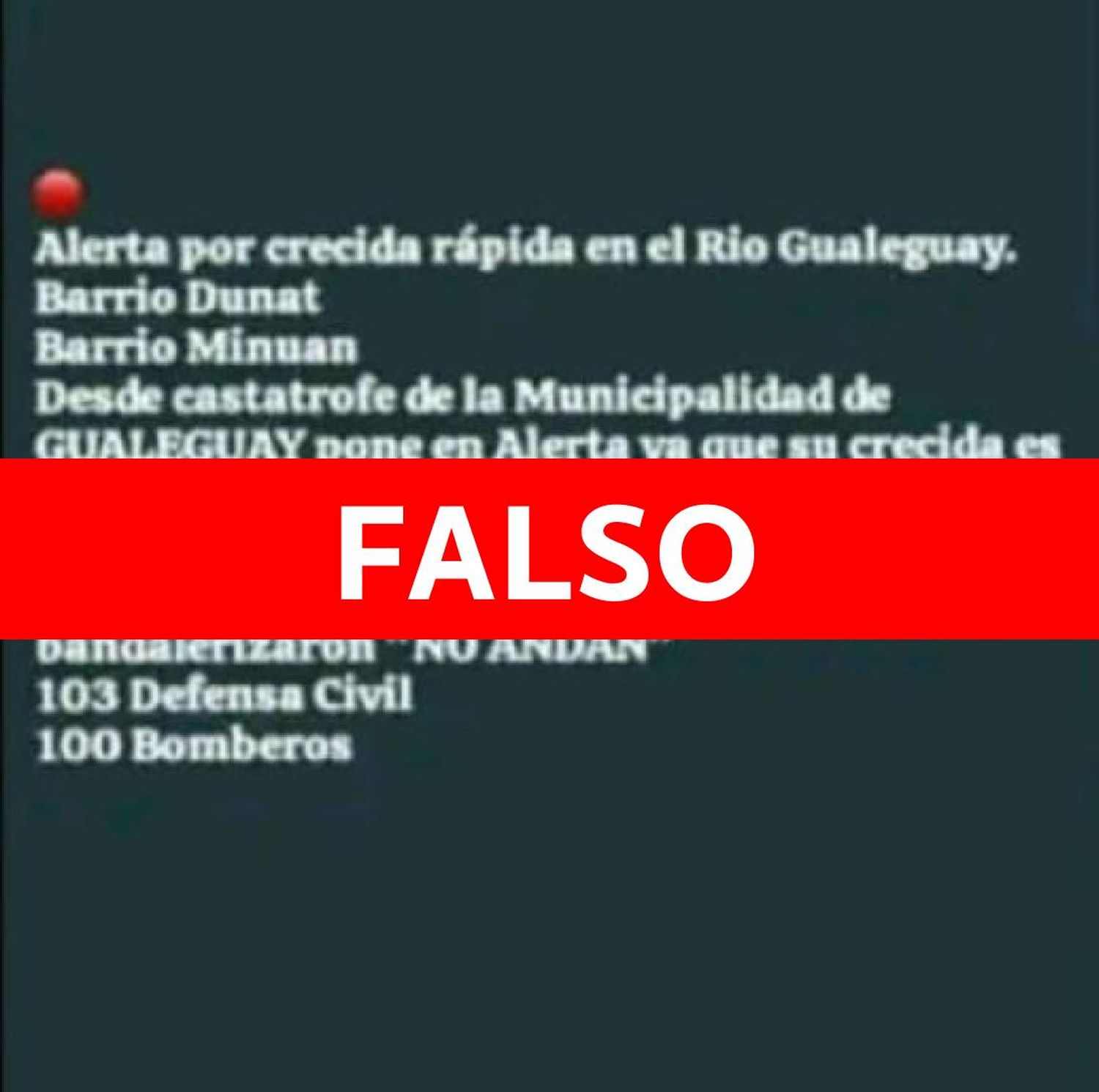 Desde el municipio alertaron sobre información falsa