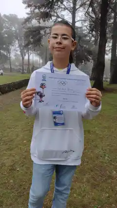 Valentino Gómez obtuvo una mención a nivel nacional