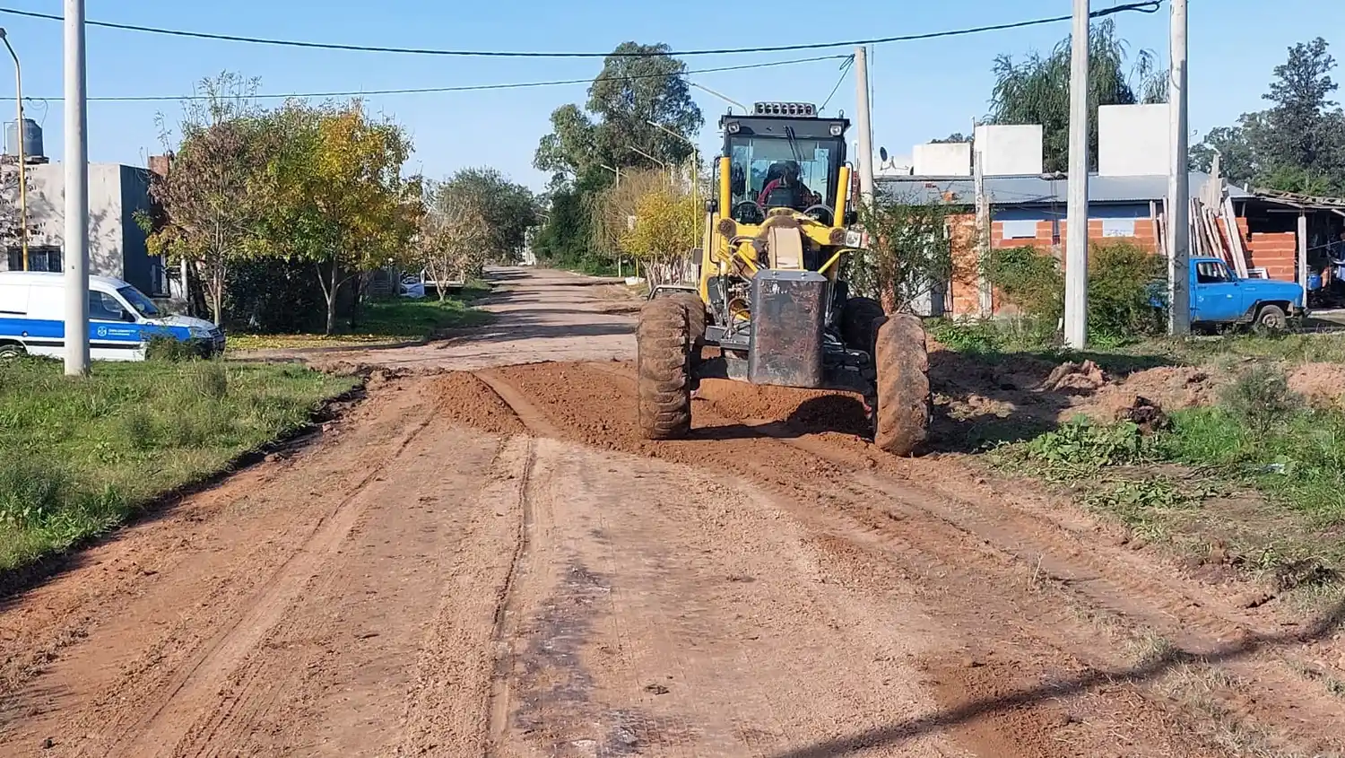 Realizaron entubamientos e hicieron arreglos en calles de tierra