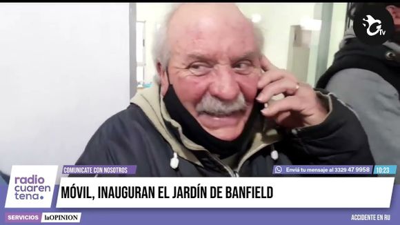 A 30 años de su iniciativa, Cacho Quintana estuvo en la inauguración del Jardín 919: “Es el sueño del pibe”