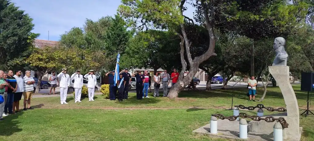 Brindaron un homenaje a Brown en Claromecó