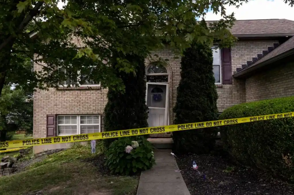 La casa donde se realizaba el cumpleaños