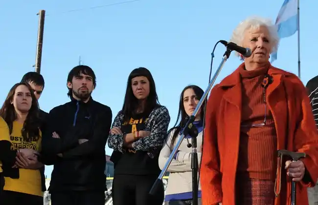 Cromañón: Estela de Carlotto pidió por la libertad de Callejeros