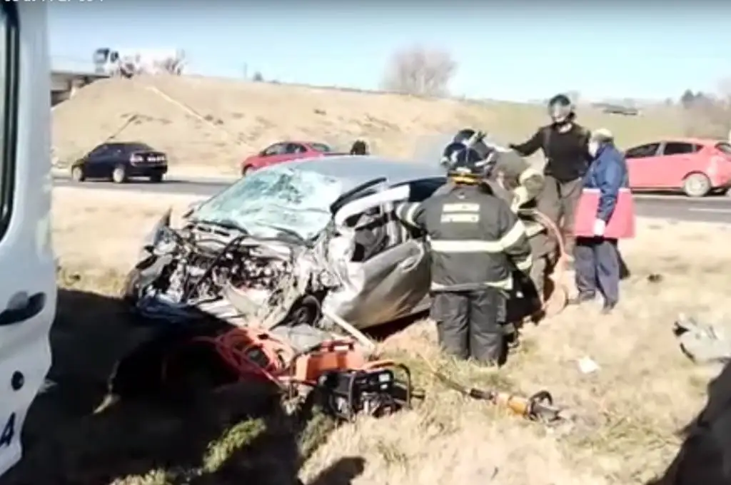 Accidente fatal en la autopista a Santa Fe-Rosario